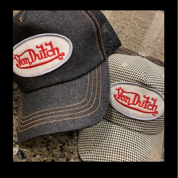 Von Dutch Accessories - [VON DUTCH] Trucker Hats (set of 2)